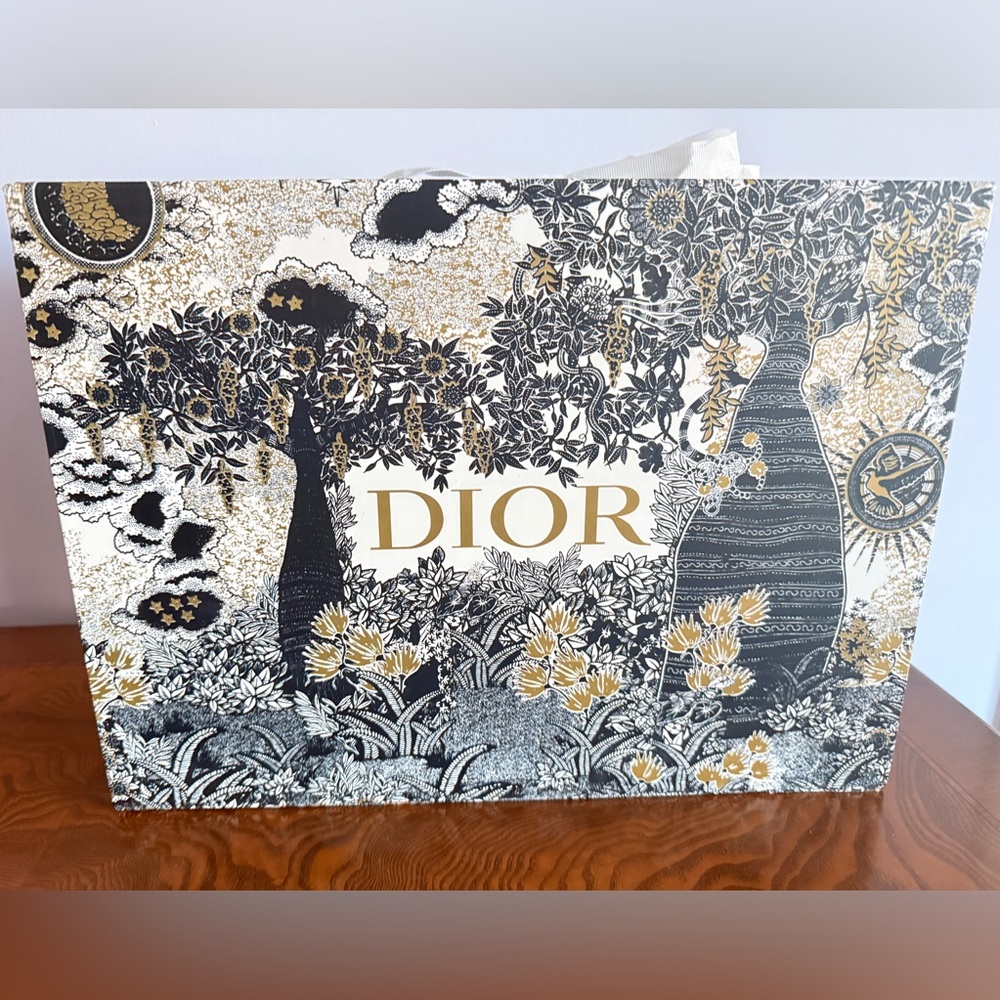 Three items:Authentic Dior Gray and Silver Embellished Strap and other two - Picture 6 of 16